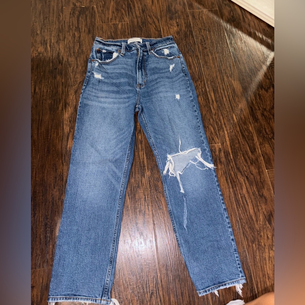 Hi-Rise curvy a&f jeans